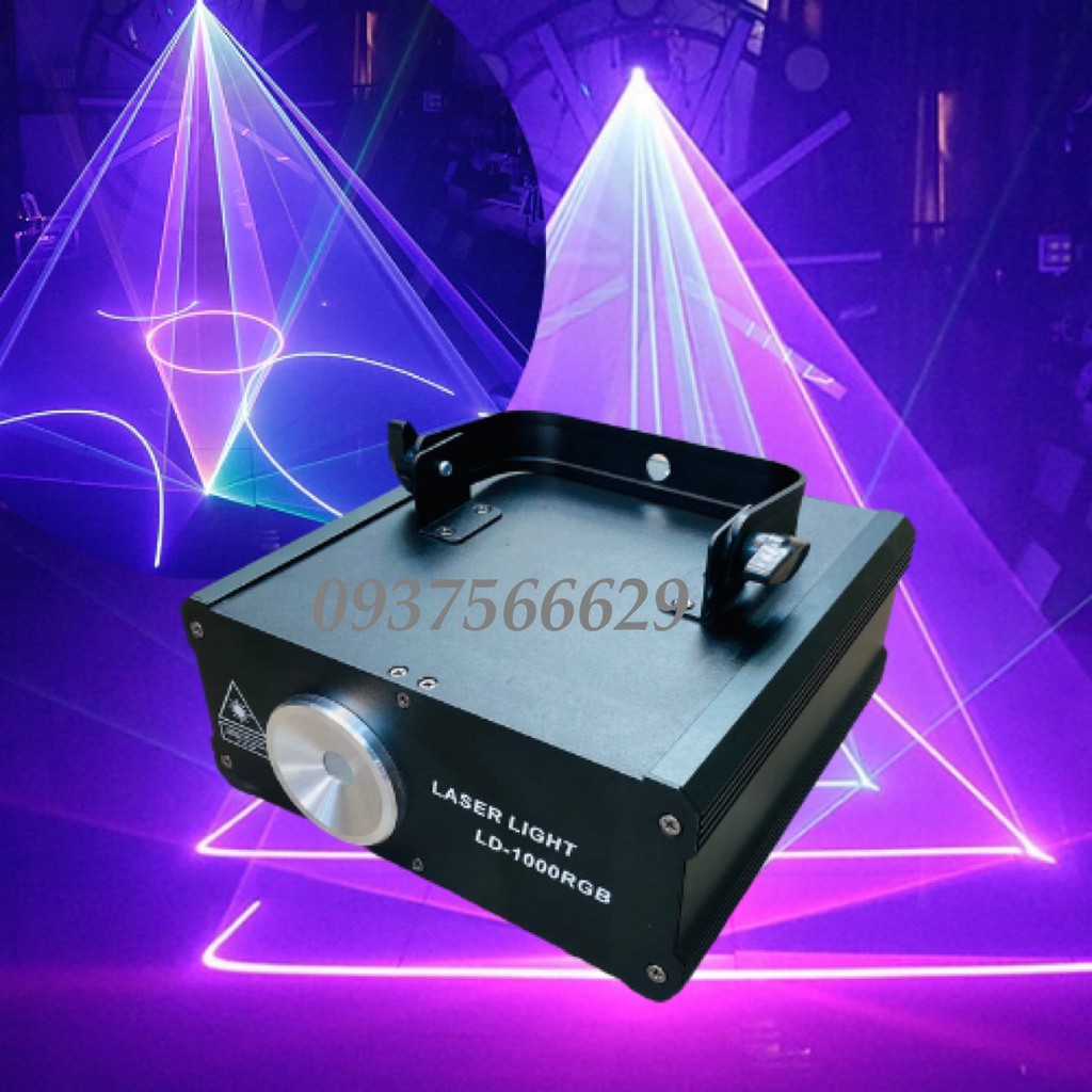 [ SALE OFF ] Đèn Bay Phòng Laser Light LD-1000RGB Cực Ảo Dành Cho Phòng Bay