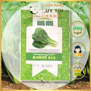 Hạt Giống Cải Ngọt Koros Rado 612 Dễ trồng Ăn rất ngon 5gr