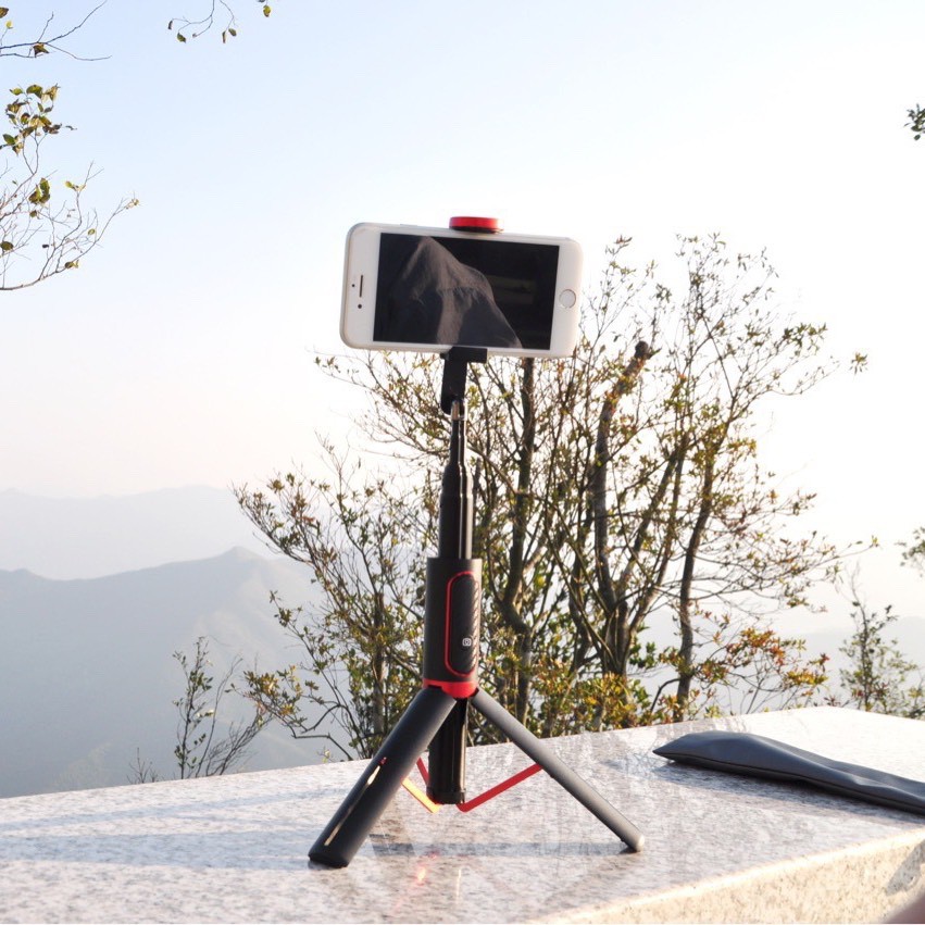 Gậy Selfie SEAJIC 202 bluetooth kiêm chân đế điện thoại 80cm