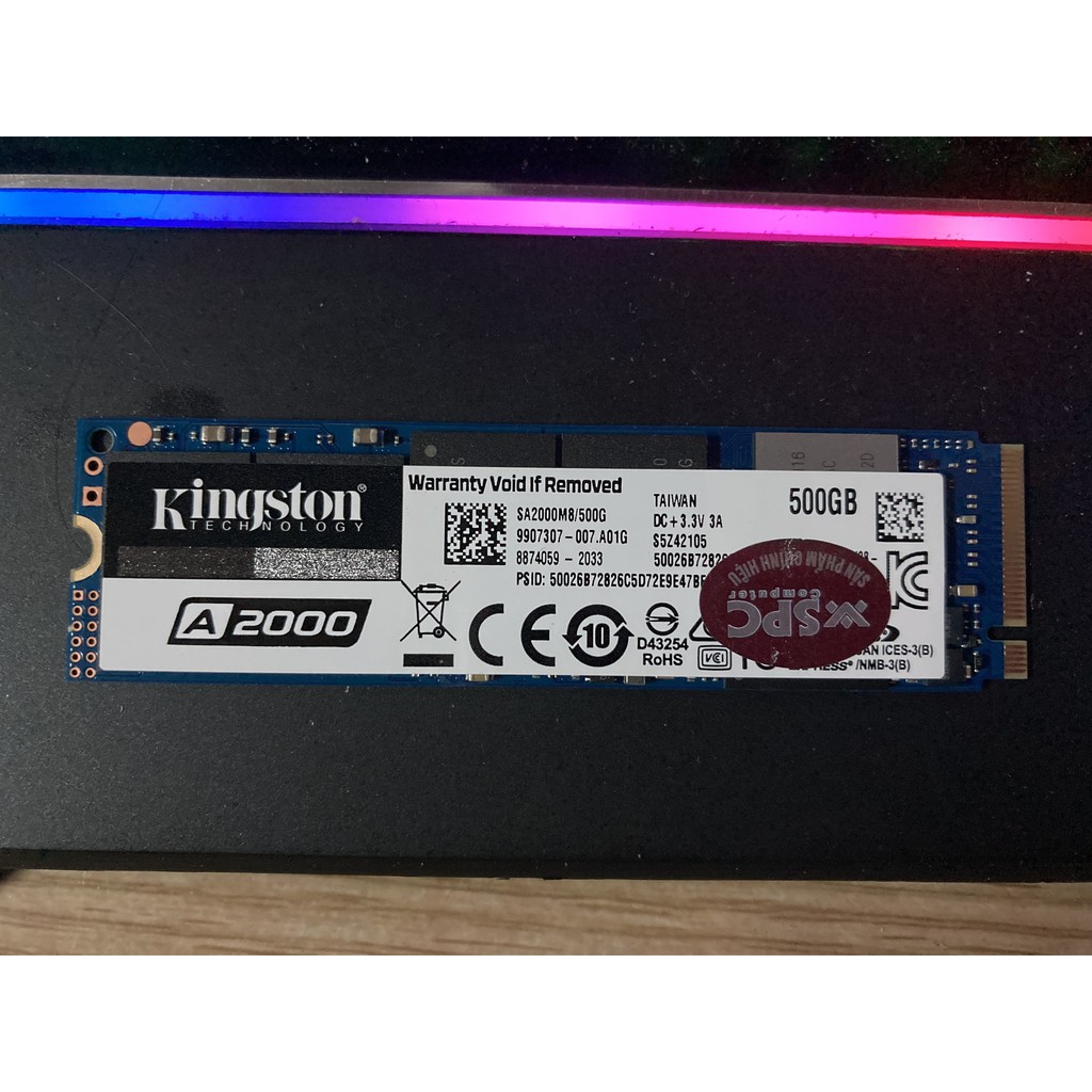Ổ Cứng SSD Kingston SA2000 PCIe Gen3 x4 NVMe M.2 500GB | BigBuy360 - bigbuy360.vn