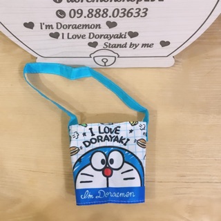 Túi Đựng Bình Nước/ Cốc Trà Sữa Doremon Doraemon
