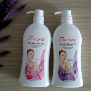 Sữa tắm trắng da hương nước hoa GERVENNE ( Hàng chính hãng 100%, ảnh thật)