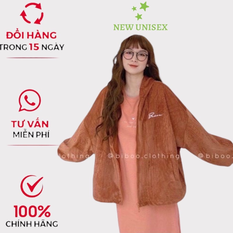 Áo Khoác Nhung Gân Nữ Form Rộng Thêu Chữ Siêu Xinh Thời Trang Giá Rẻ - TP142 [NewUnisex]