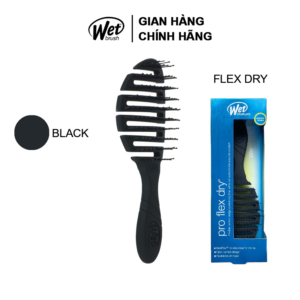 [CHÍNH HÃNG] Lược gỡ rối WET BRUSH dòng gỡ rối và làm khô tóc nhanh (đơn sắc)