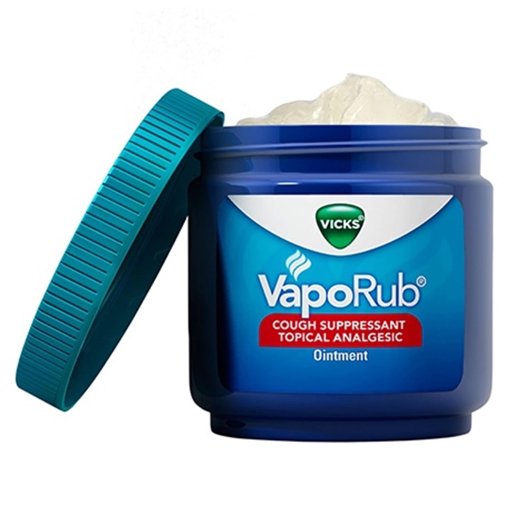 Dầu cù là Vicks Vaporub Mỹ date 8/2023 ấm ngực giảm ho, giảm đau  dành cho người lớn và trẻ em từ 2 tuổi - EDS Hàng Mỹ