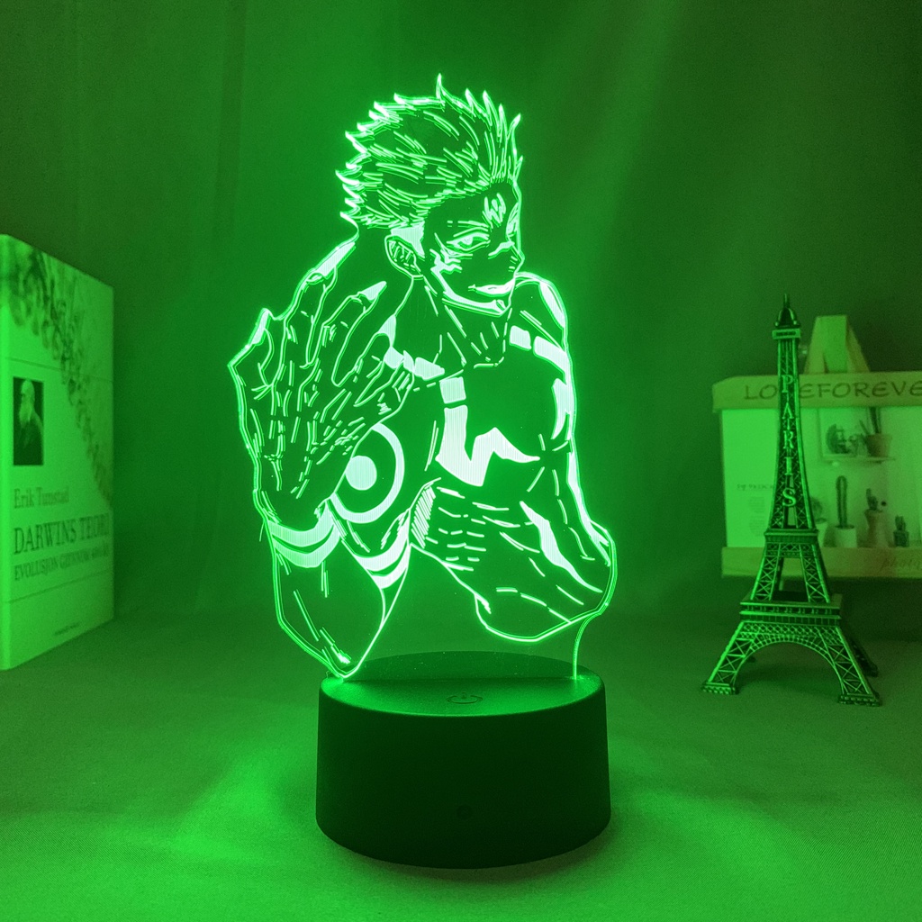 Đèn Led Ryomen Sukuna Hình Anime Jujutsu Kaisen Trang Trí Phòng Ngủ Cho Bé