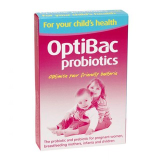 OptiBac HỒNG for babies and children men vi sinh 30 gói
