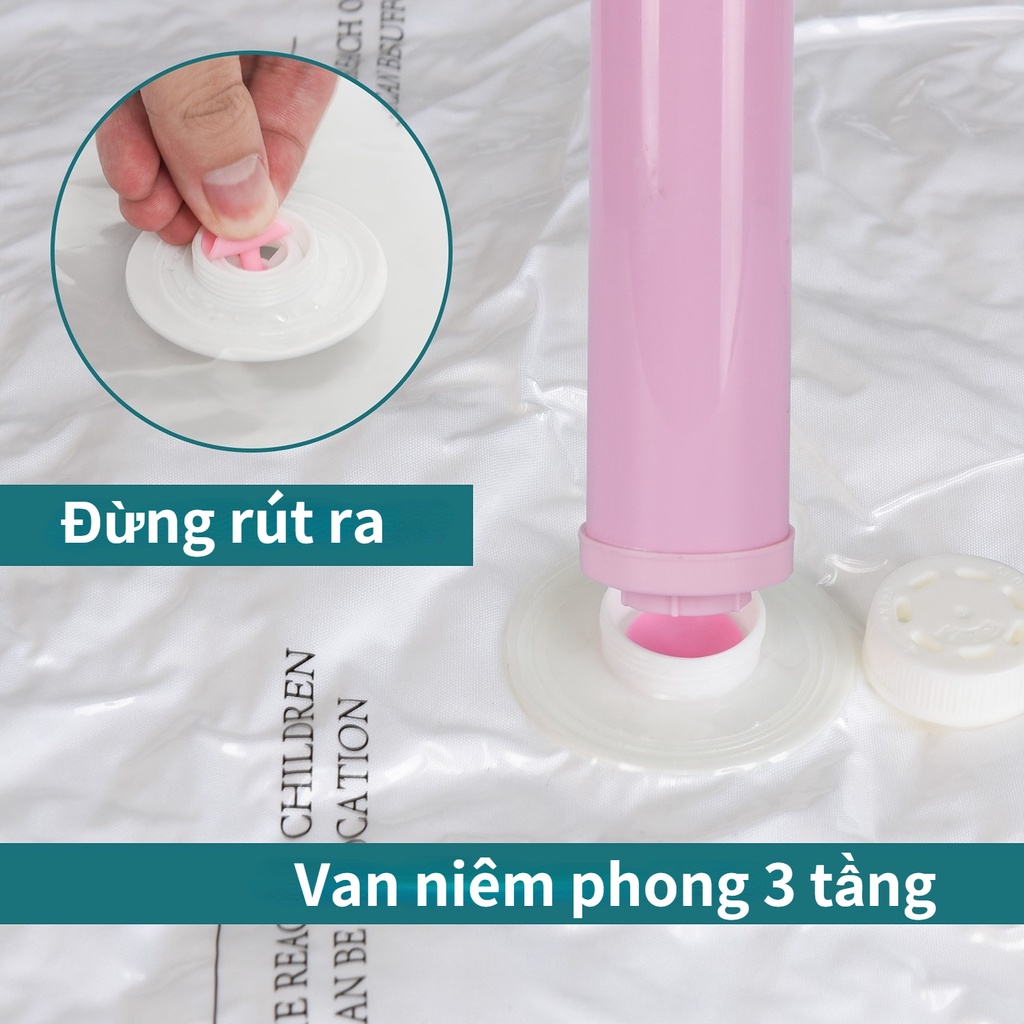 Túi Hút Chân Không Đựng Quần Áo Đựng Quần Áo Chăn Màn Bảo Quản Đồ Đạc Gọn Gàng Tiết Kiệm