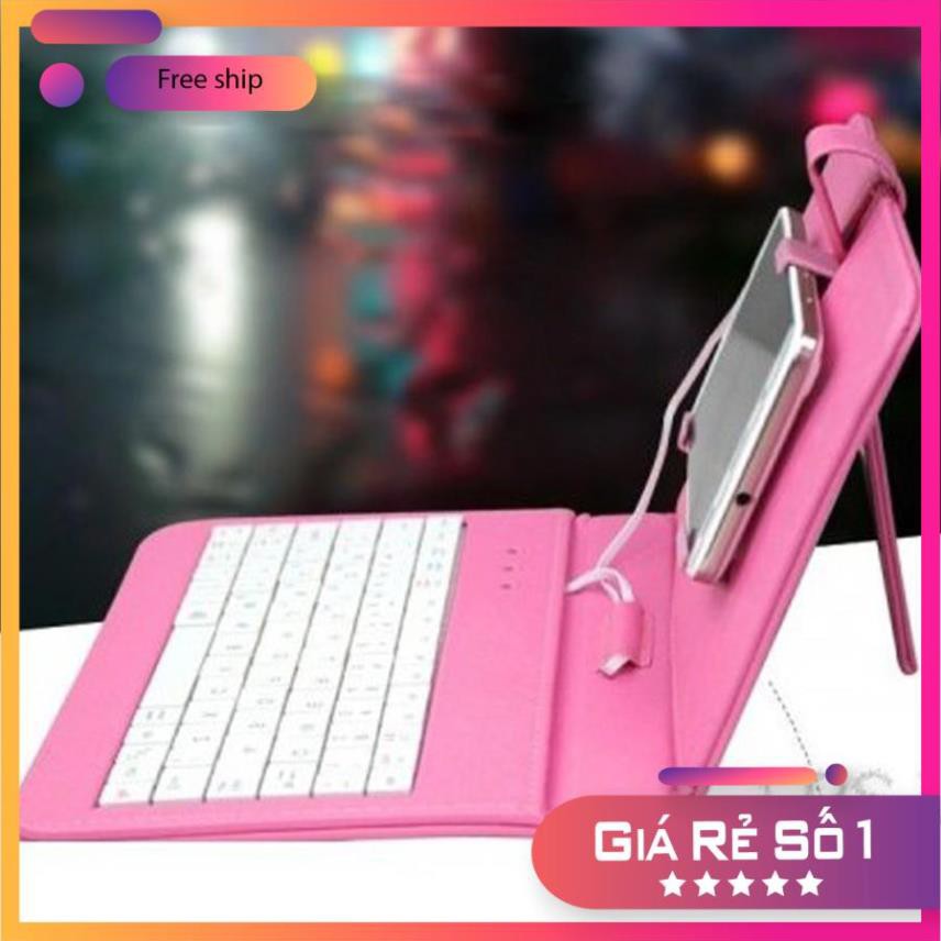 Bao da có bàn phím cho điện thoại / máy tính bảng 7 inch