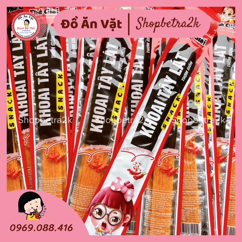 Snack Khoai Tây Lát thơm ngon