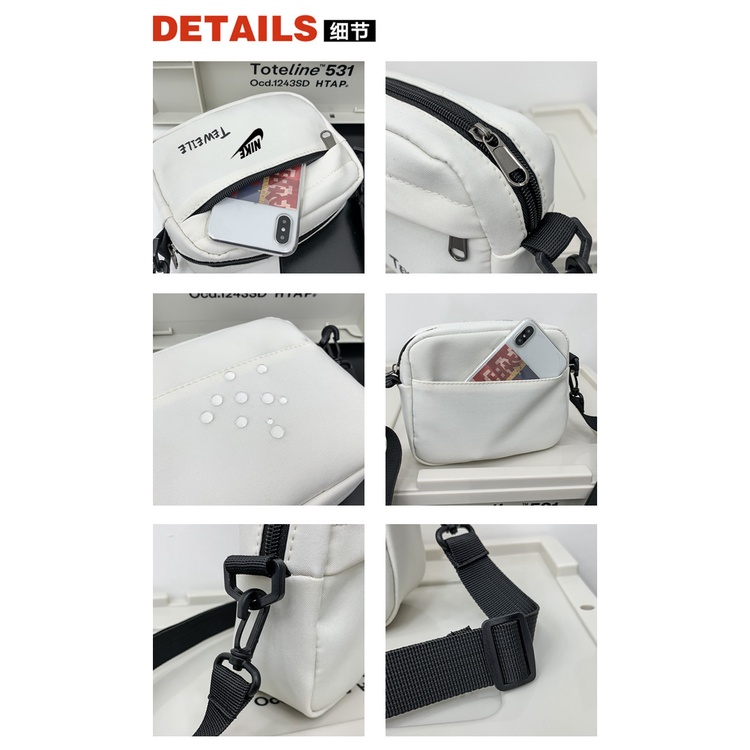 Nike Túi đeo Chéo Nam Nữ Mini Thời Trang đi Học đi Chơi