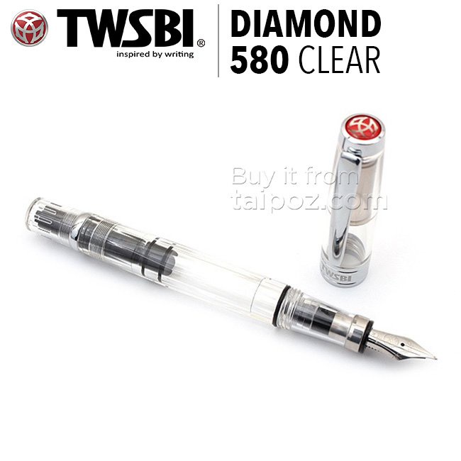- BÚT MÁY TWSBI DIAMOND 580 - CLEAR
