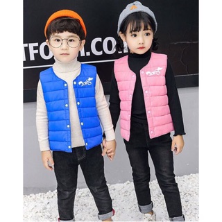 Áo Phao Gile Lông Vũ Cho Bé Trai Bé Gái 3-7 Tuổi Hàng Siêu Nhẹ Giữ Ấm Tốt - Candy House