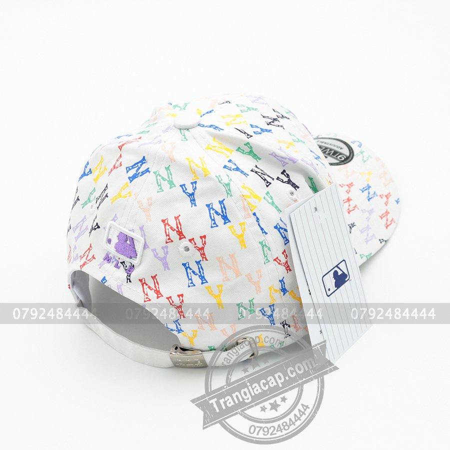 NÓN KẾT MLB MONOGRAM NY SẮC MÀU