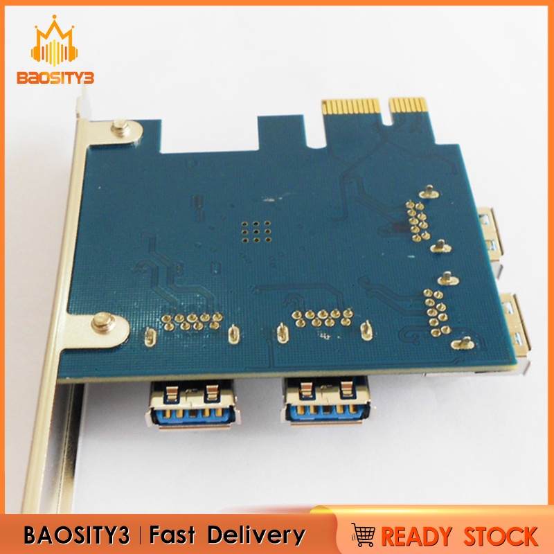 [baosity3]PCI-E 1 to 4 PCI Express Slot 1x to 16x USB 3.0 Extender Board Expansion