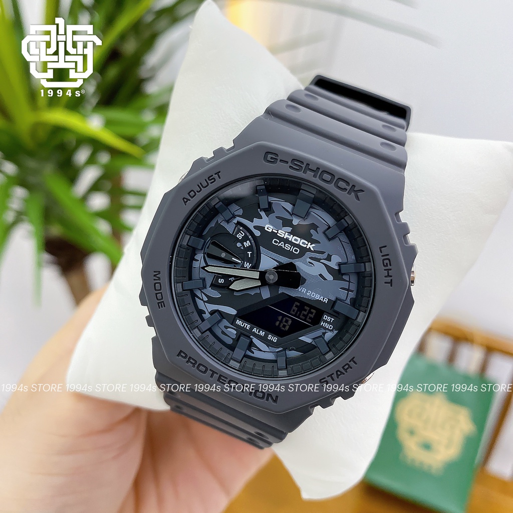 Đồng hồ nam Casio G-Shock GA-2100CA-8A chống va đập, chống nước 200m, hàng chính hãng