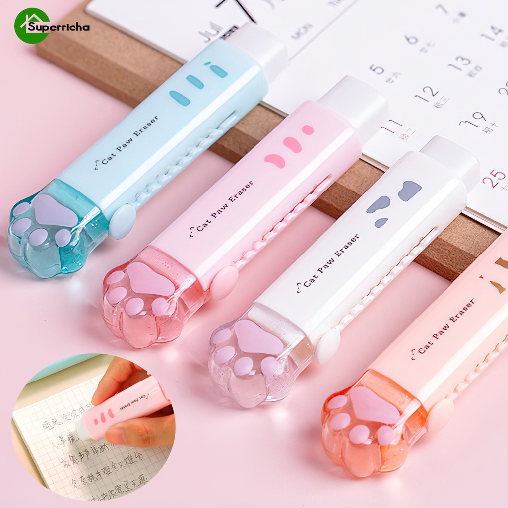 Cục Tẩy Bút Chì Hình Móng Vuốt Mèo Dễ Thương Sáng Tạo