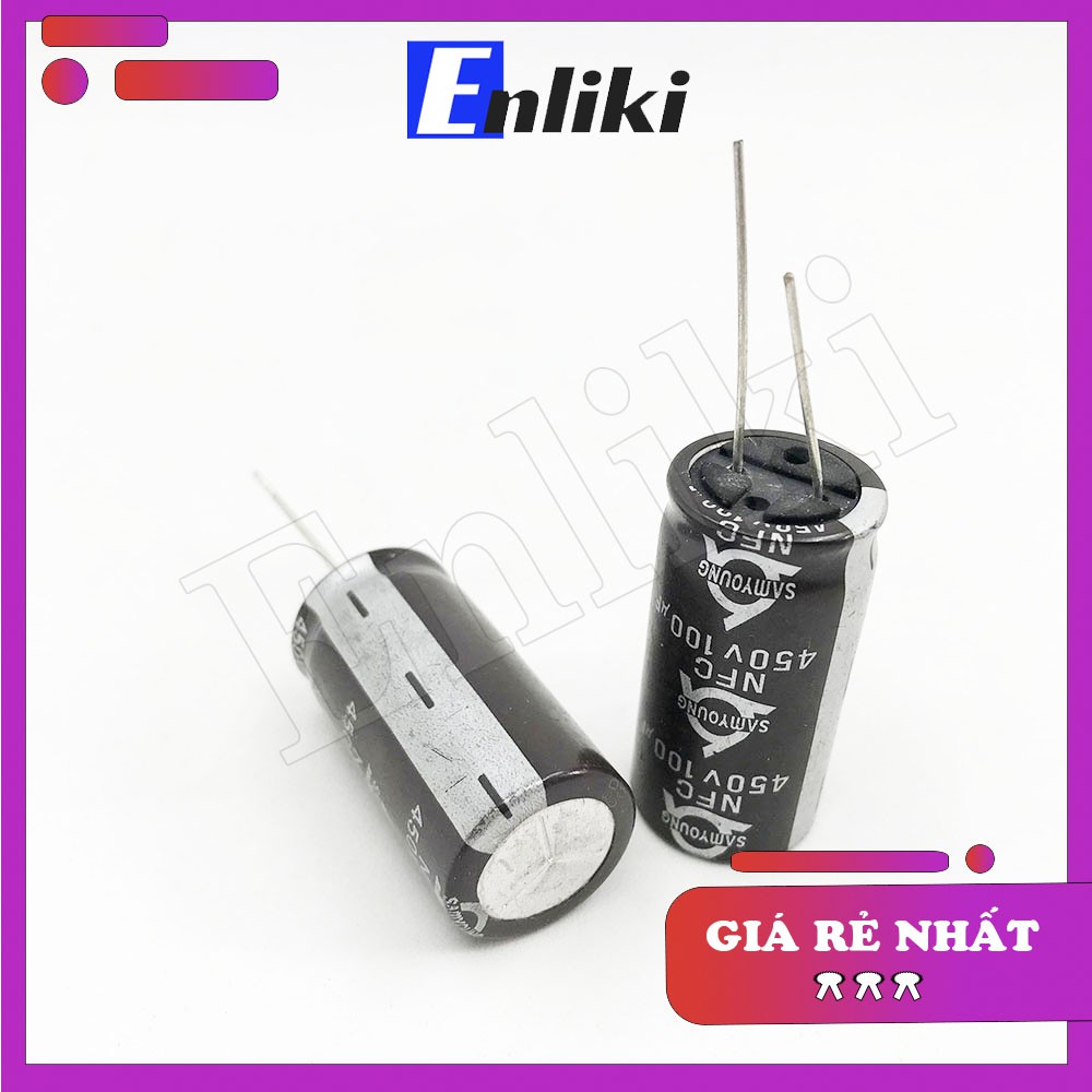 [Mã ELHACE giảm 4% đơn 300K] Tụ 100uF SAMYOUNG 450V (18x35mm)