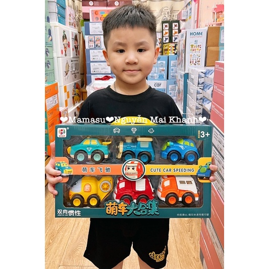 Set poli 6 xe chạy đà