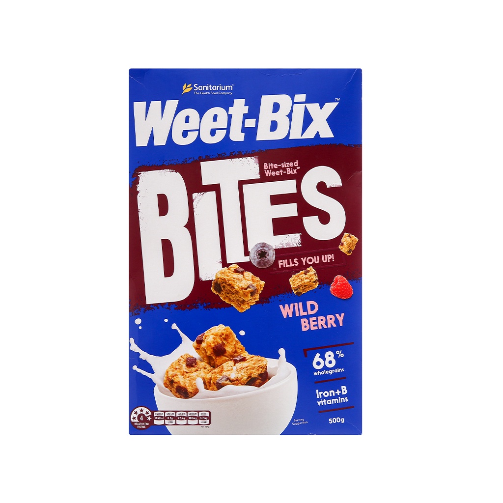 Bánh ngũ cốc dâu Weet Bix hộp 500g