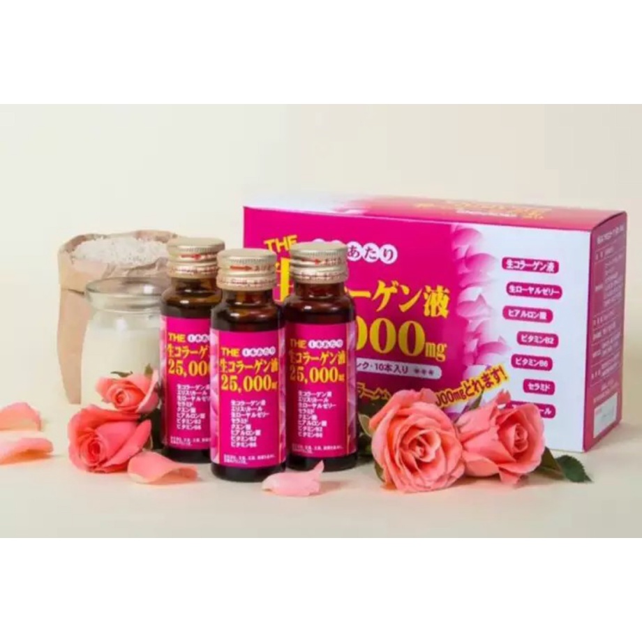 Collagen nước Nhật Bản Inter Techno 25000mg giúp trẻ hóa da, tăng cường sức khỏe, hộp 10 chai. | BigBuy360 - bigbuy360.vn