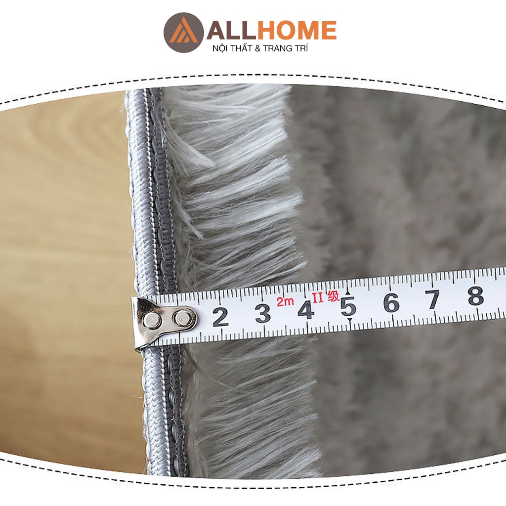 Thảm Lông Loang Trải Sàn AllHome Trang Trí Phòng Khách Phòng Ngủ Decor Chụp Ảnh, Thảm Dày Đẹp Kích Thước 1.6x2m