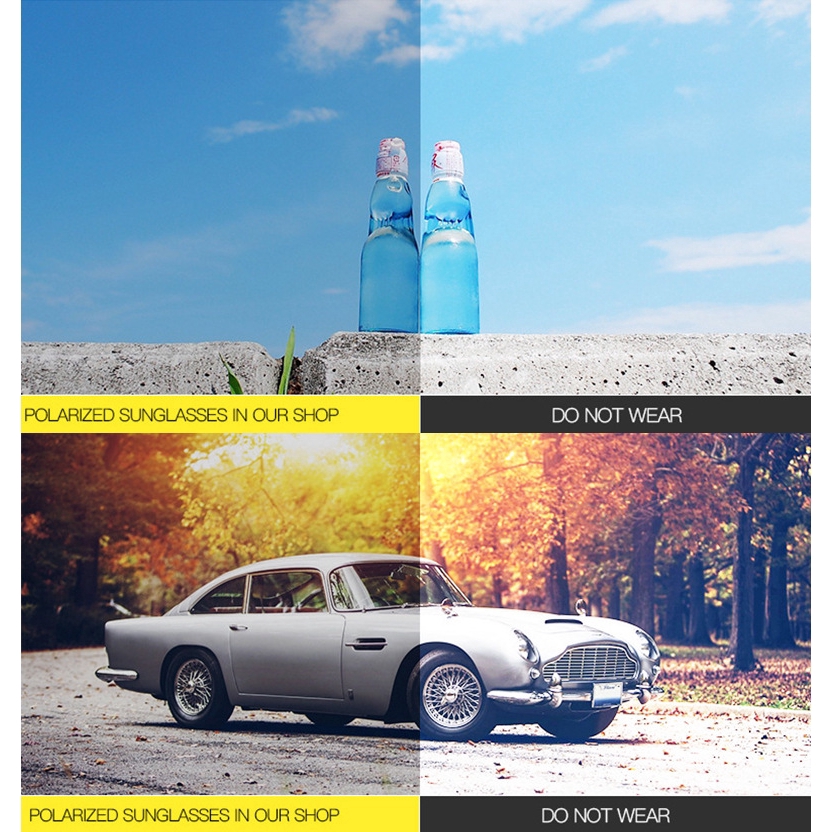 Kính râm phân cực thời trang unisex