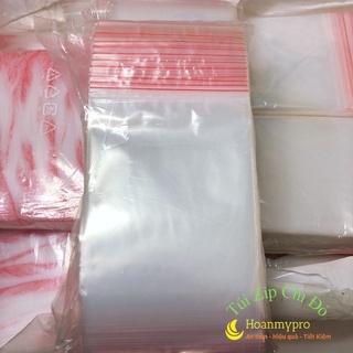 Túi Zip Chỉ Đỏ 1Kg Túi Zip Số 7 - 8 - 9 Loại Dày Đẹp Đựng Thực Phẩm Đồ Thủy Sinh Văn Phòng Phẩm Hoanmypro