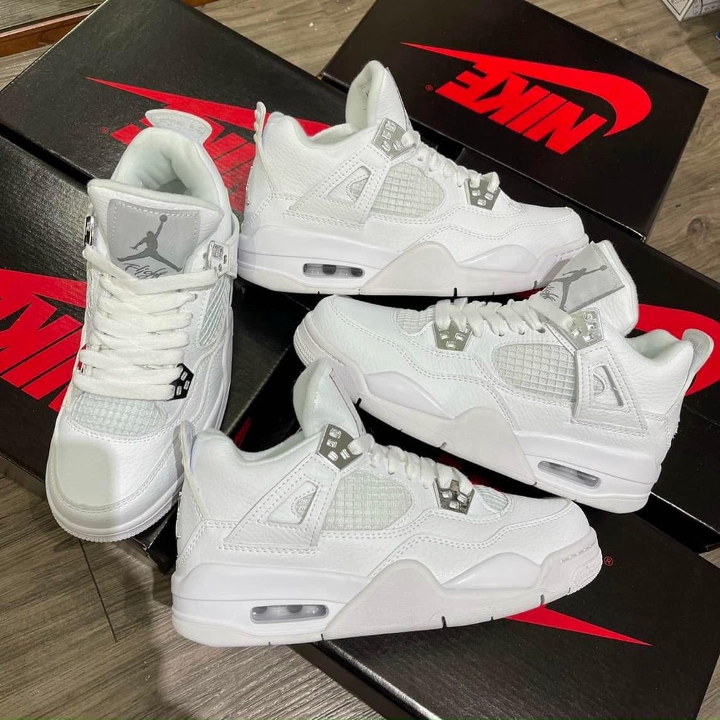 GIÀY JORDAN 4 TRẮNG FULL CAO CẤP FULL BOX