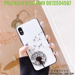 ỐP HOA BỒ CÔNG ANH LƯNG KÍNH CAO CẤP IPHONE xs max iphone X