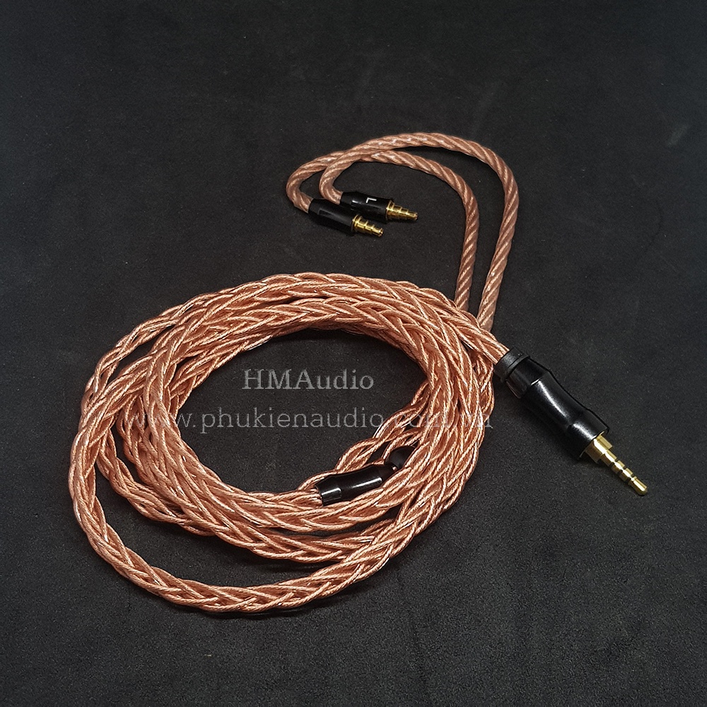 Dây tai nghe đồng OFC 1.2mm tết 8 - Sennheiser IE40 Pro