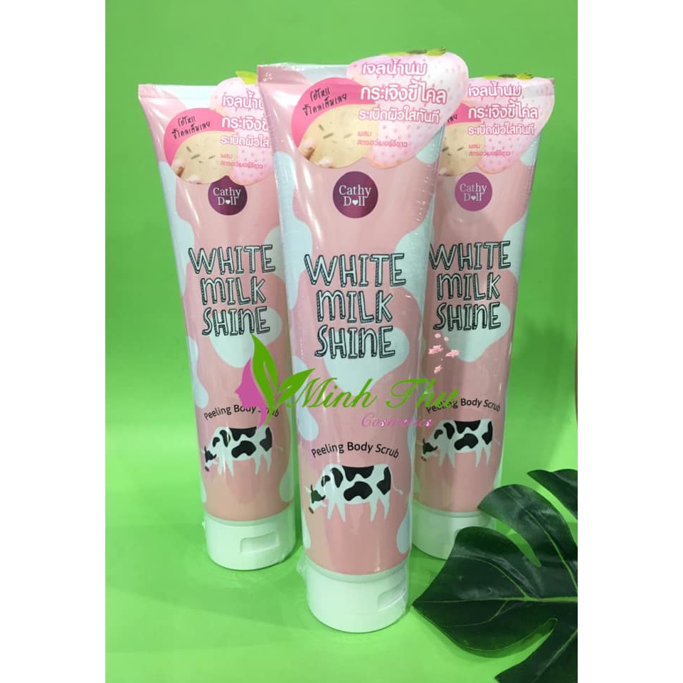 Tẩy Tế Bào Chết Toàn Thân Cathy Doll White Milk Shine Peeling Body Scrub 320ml