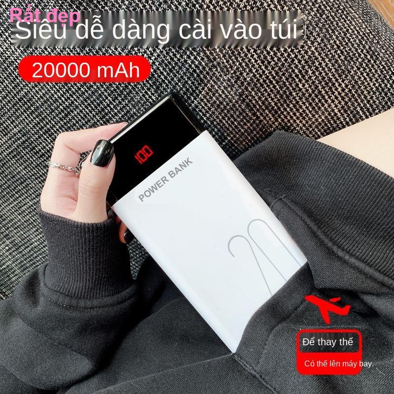 máy ghi âm lái xe bộ sạc thiết bị phát sóng trực tiếpbáu vật sạc 20000 mAh chính hãng Dung lượng nhanh điện thoạ