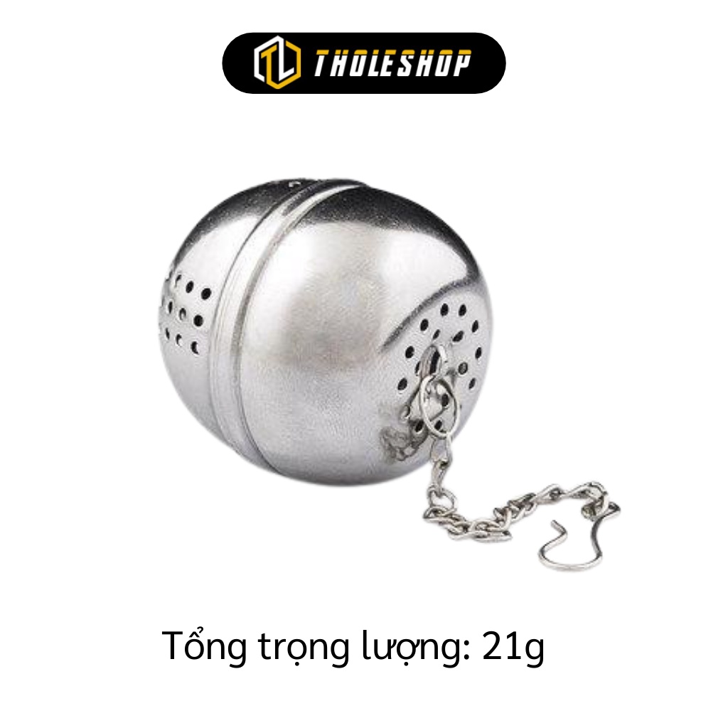 Lọc Xác Trà - Dụng Cụ Lọc Trà Inox Hình Cầu Chịu Nhiệt, Chống Gỉ 8571