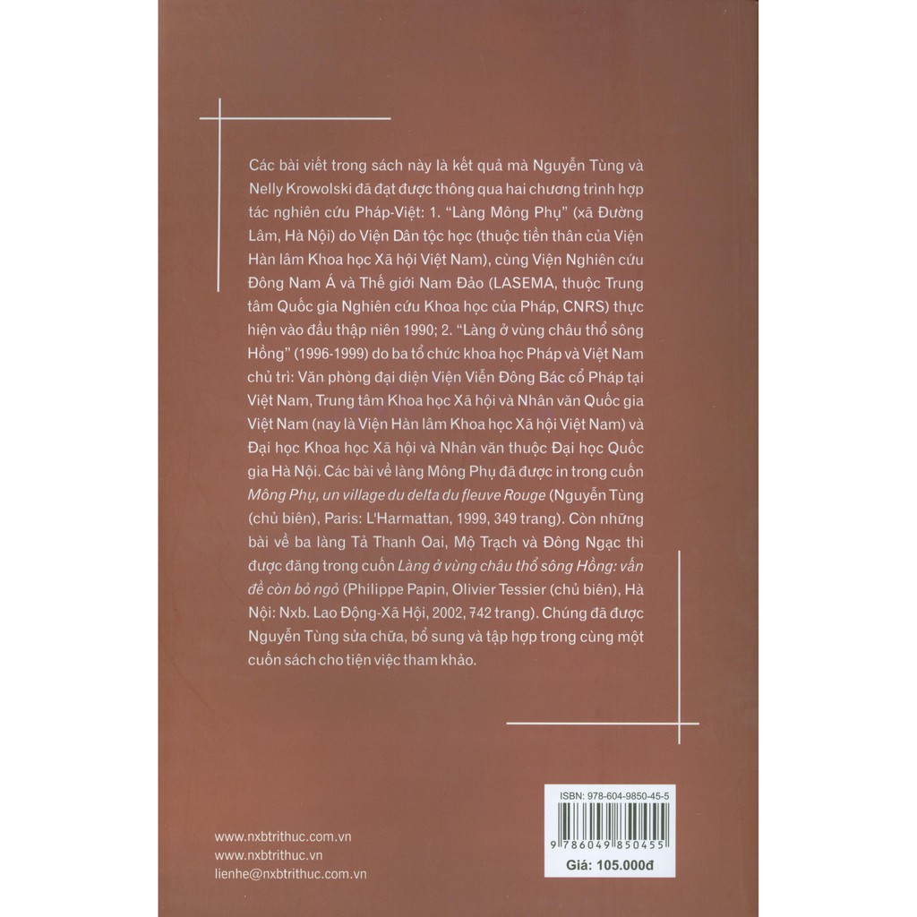 Sách - Làng Mạc Ở Châu Thổ Sông Hồng | BigBuy360 - bigbuy360.vn