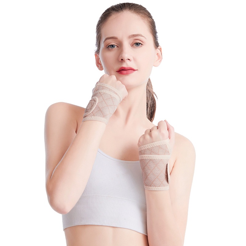 Găng Tay Co Giãn Thoáng Khí Bảo Vệ Cổ Tay Chống Đau Khớp Cho Nam Nữ