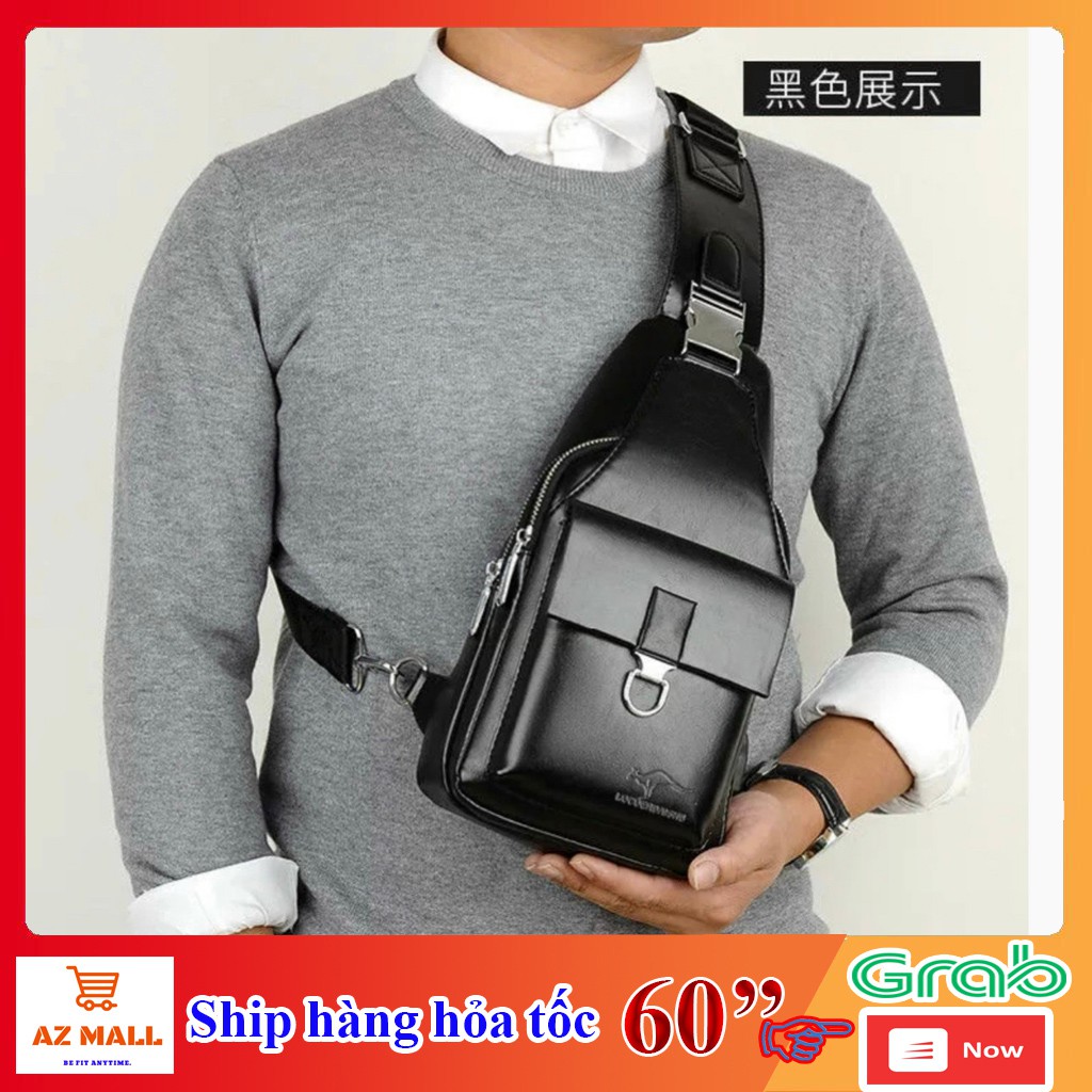Túi Đeo Chéo Nam Da Trơn Cao Cấp Trống Nước Sang Trọng Trẻ Trung Và Lịch Lãm | BigBuy360 - bigbuy360.vn