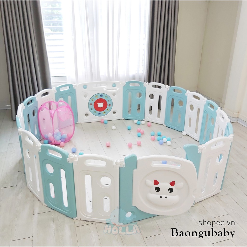 Quây Holla Bò Sữa an toàn cho bé yêu
