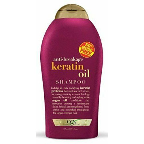 Một cặp dầu gội - dầu xả BIOTIN OGX Anti-Breakage Keratin Oil ( 577ml ) chống gãy rụng và chẻ ngọn tóc