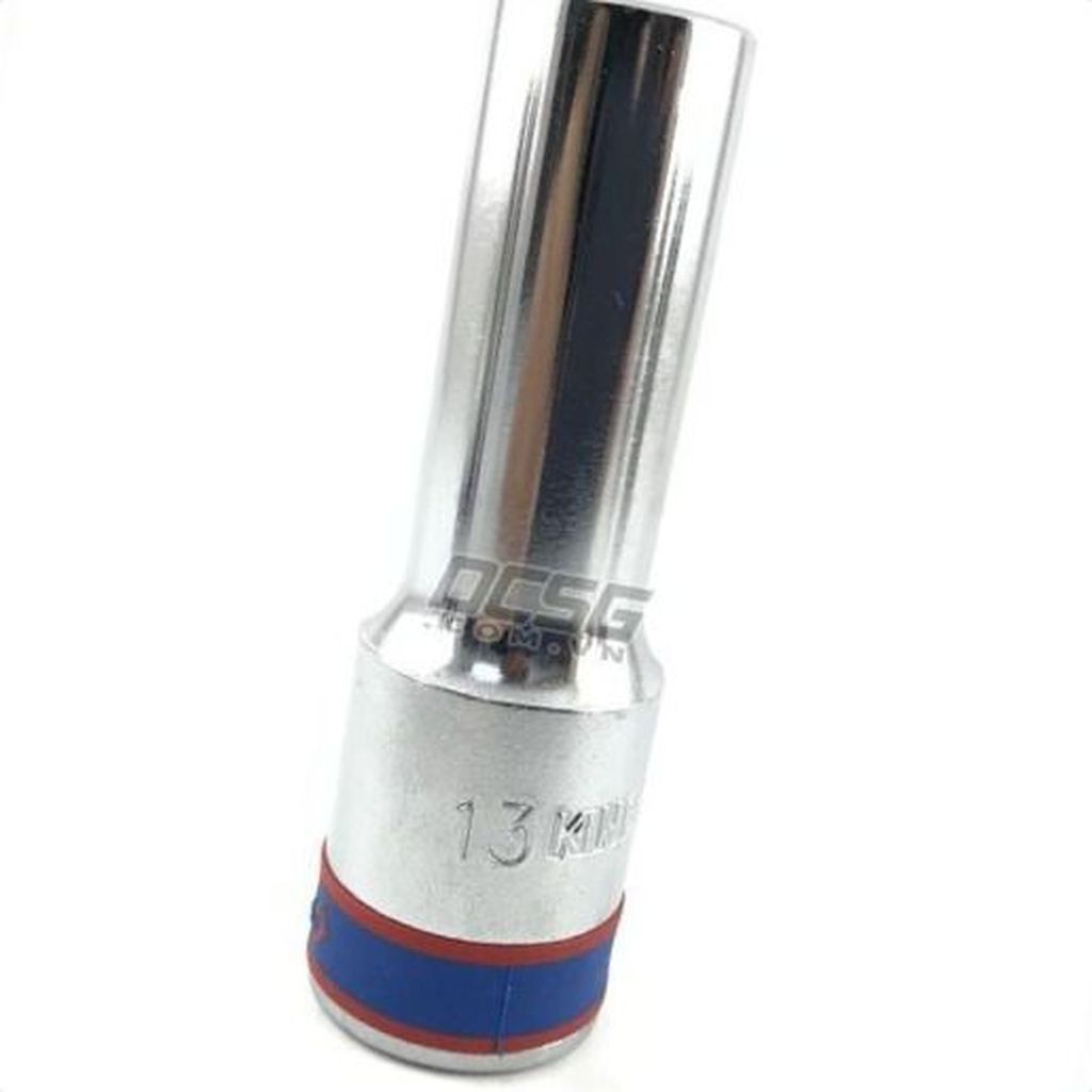 Đầu tuýp xi bạc 13x77mm chuôi 1/2&quot; Kingtony 423513M