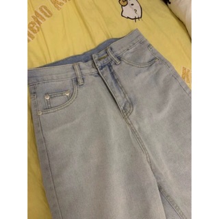 ORDER Quần Jeans ống rộng dáng dài