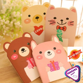 Sổ mini Note book Anamama thế hệ mới 2020 14*104cm 20 tờ nguồn hàng buôn sỉ (Size lớn)