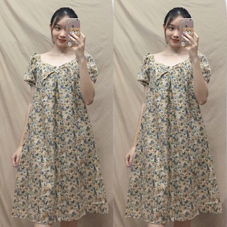 VÁY BẦU HOA NHÍ BO TAY ( NHIỀU MÀU)