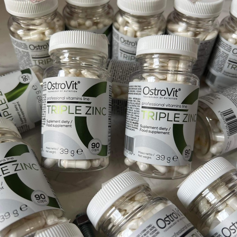 Vitamin Zinc | Ostrovit Triple Zinc | Vitamin Kẽm và Khoáng Chất Cho Cơ Thể  15mg - Chính Hãng