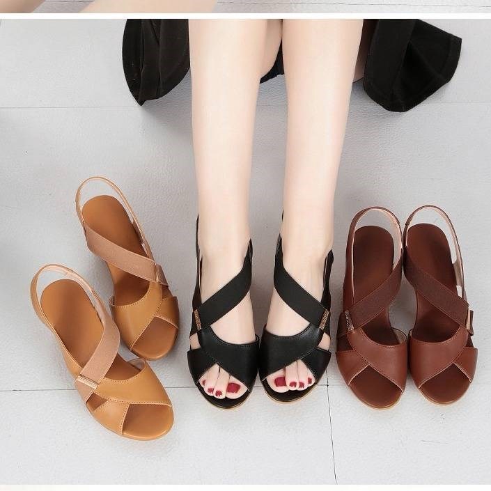 Giày sandal hở mũi thời trang 2020 cho nữ