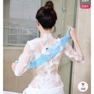 Dây Tắm Chà Lưng Silicone 2 Mặt