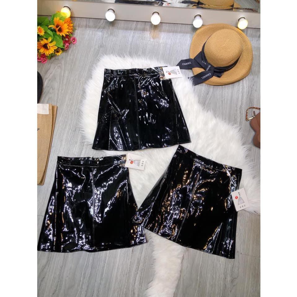 [Mã WASTGO hoàn 10% xu đơn 99k] Chân váy da BÓNG 8815 đen ( kèm ảnh thật, video ) | BigBuy360 - bigbuy360.vn
