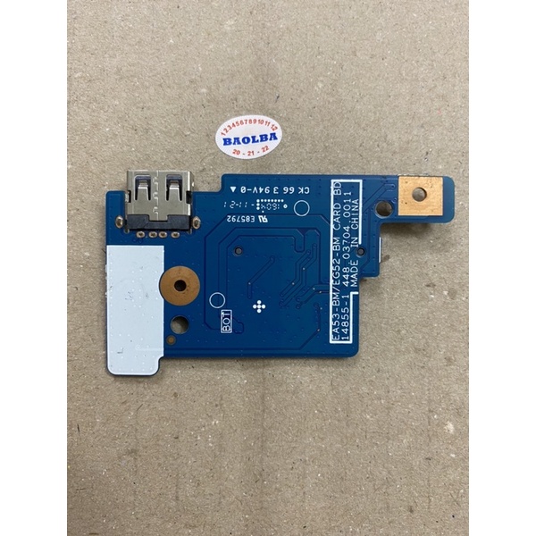 Board công tắc mở nguồn và cổng usb laptop Acer ES1-512 ES1-531 ES1-571