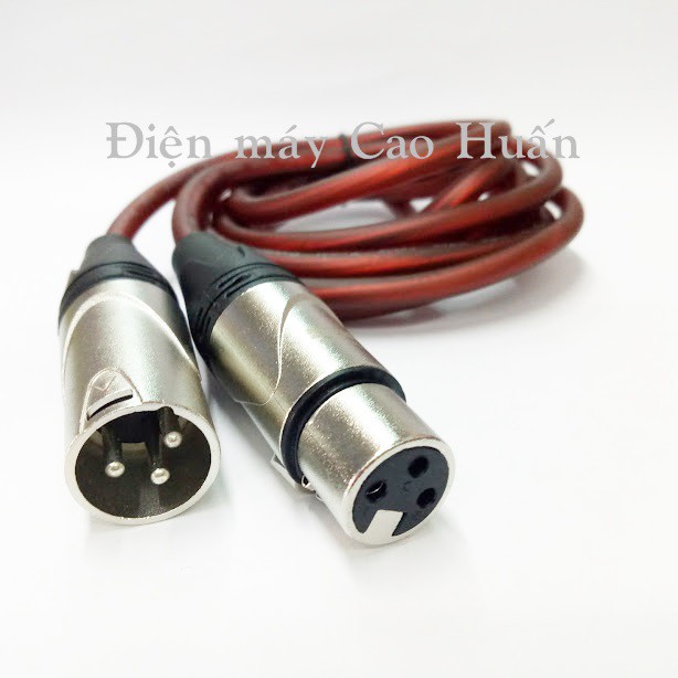 Dây Cáp Micro 2 Đầu Canon (XLR-XLR) 2m