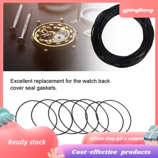 [ypingliang]Set 200 Vòng Đệm Cao Su Chống Nước Cho Đồng Hồ Đeo Tay